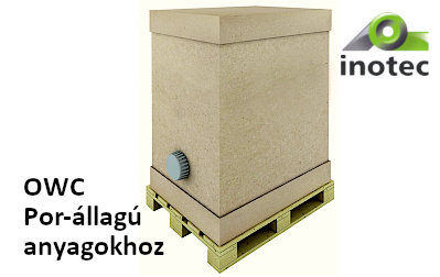 Egyirányú konténerrendszer(OWC) por-állagú anyagokhoz